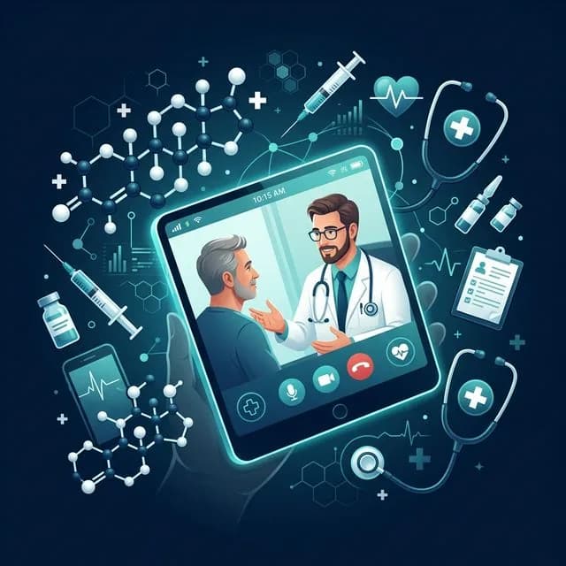 Telemedizin für TRT – Online-Konsultation in der Schweiz